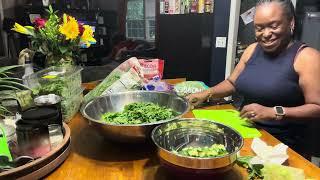 Prepping my salad jars