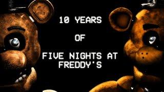 [FLASHING LIGHTS] Tribute Music Video Remake | FNaF 10th Anniversary