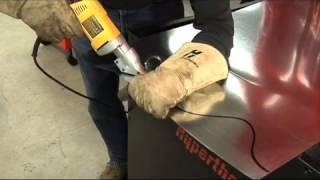 PMX45 vs Shears Cutting Sheet Metal, Hypertherm Plasma Cutters, Cutting Equipment