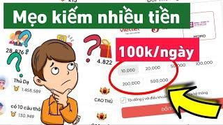 Cách Kiếm Tiền Online 2023 - Mẹo Làm Nhiệm Vụ Kiếm Thêm Lượt Chơi Với App Đố Vui Quiz +100k/Ngày