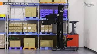 TOYOTA VNA; Very Narrow Aisle Forklift 8RFBA Laser Maker