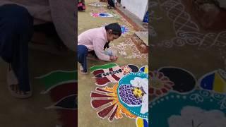 Festival vibes #festivalrangoli #subscribemychannel #trendingshorts #like 🫰