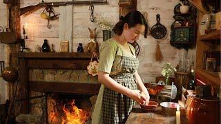 Cooking Dinner 200 Years Ago |1824 Fried Chicken| Historical Recipes