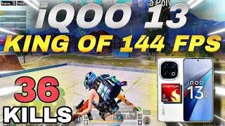 iQOO 13 5G BGMI TEST 2025 COMPETITIVE GAMING DEVICE iQOO 13 144 FPS HOT DROP GAMEPLAY Full Review 