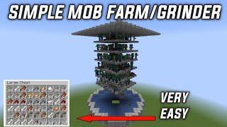 How To Build A EASY MOB FARM In Minecraft 1.16+ (Tutorial)