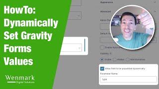 HowTo:  Set Gravity Forms field values via a URL Query Parameter