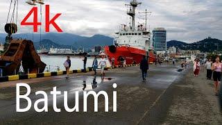 4k Batumi georgia black sea 2022 walking