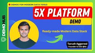 5x Platform // Modern Ready-made Data Platform For Accelerating Data Transformation | Demohub.dev