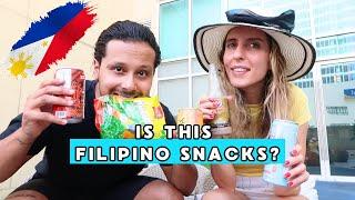 Trying Filipino snacks for the first time ( Philippines )