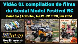 Vidéo 01 compilation de films du génial Model Festival Crawler RC à Saint Cyr de juin 2024.