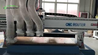 Jinan igoldencnc multi spindle cnc router 3d wood working machine