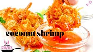 EXTRA CRUNCHY COCONUT SHRIMP JAMAICAN-STYLE|APPETIZER IDEA|KERRI-ANN'S KRAVINGS