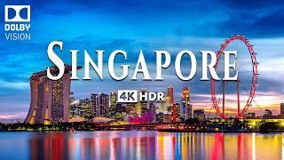 SINGAPORE 4K ULTRA HD [60FPS] - Inspiring Cinematic Music With Beautiful Cityscape - 4K Nature Film