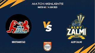 Match 48 - KRS vs ALZ | Highlights | FanCode ECS Sweden | 14 June 2023 | ECS23.463