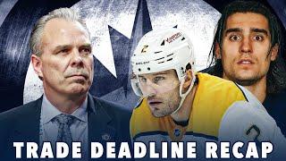 Winnipeg Jets Trade Deadline Recap