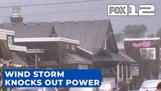 First Alert: Storm damage causes road closures, power outages on Oregon coast