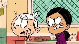 Ronnie Anne Slaps  Lincoln’s Face! And Copy what Lincoln says... ..And Walk away from Lincoln!