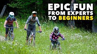 Snowshoe Bike Park is truly for EVERYONE.