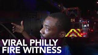 Philly fire witness goes viral for shading Eagles player Nelson Agholor