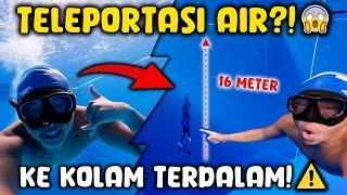 TIMBOI WATER TELEPORT KE KOLAM RENANG TERDALAM DI INDONESIA! 