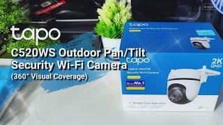 Tapo C520W Outdoor Security WiFi Camera | A 360° Visual Coverage