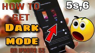 #darkmode #ios13 #Iphone5s How To Get True Dark Mode On IPhone 5s