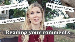 Finnish Is A Useless Language | Reading Your Comments