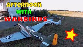 Afternoon with Warbirds from E-Flite, FMS and H-King