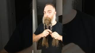 Braid the beard braids together - SteveFaus #shorts #hairbraids #beard #beardstyle