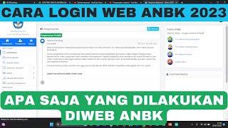 CARA LOGIN WEB ANBK TAHUN 2023