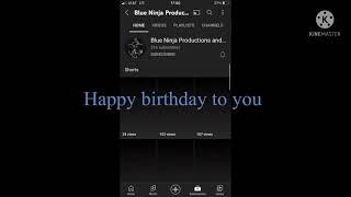 Happy birthday to Blue Ninja Productions and Conrad camber fan 700