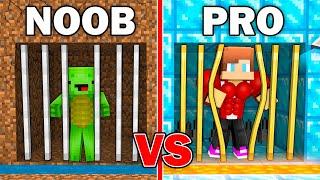 Mikey NOOB vs JJ PRO Prison Survival Battle in Minecraft  (Maizen)