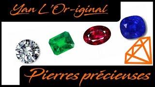 Les pierres précieuses : Diamant, émeraude, rubis et saphir