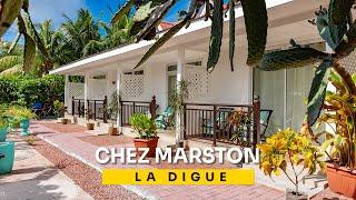 Kleines Hotel Chez Marston auf La Digue, Seychellen