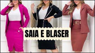 SAIAS EVANGÉLICA E BLASER FEMININO Lindos Looks / Moda Evangélica / Roupas Femininas ( Fornecedor)