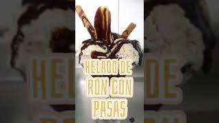 HELADO DE RON CON PASAS