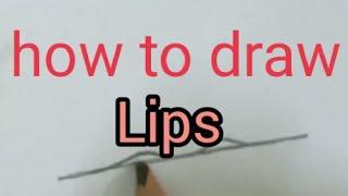 #sketchyaart | how to draw lips | face drawing | shorts |drawing tutorial for junior classes |
