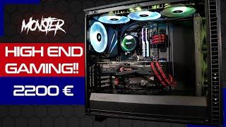 2200€ Euro GAMING HIGH END MONSTER PC - Hardware - FPS Test - Gaming Time - 2020 - Level UP