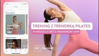 Trening z trenerką Pilates, Adrianą