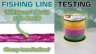 Fishing Line Testing - 'AliExpress' Jbraid PE1 Braid