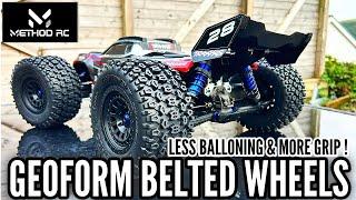 I'm OBSESSED with Geoform Belted Wheels on My Traxxas Sledge!