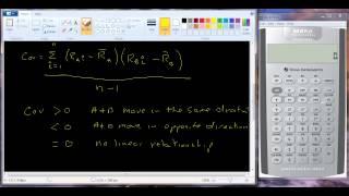 Covariance and Correlation Part 1