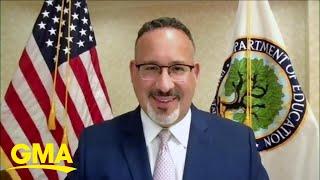 US Secretary of Education on push to reopen schools