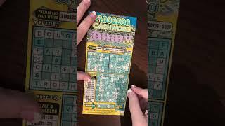 NEW RELEASE! $1,000,000 CASHWORD New Scratch Off Ticket First Tuesday NC Lottery!