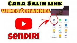 CARA MENYALIN LINK VIDEO/CHANNEL YOUTUBE UNTUK PEMULA || nonayani