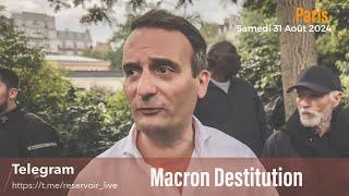 En direct: Macron Destitution - Denfert-Rochereau