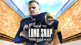 How To Long Snap a Football: The Ultimate Tutorial | The Irish Way