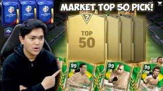 OPEN PACK 50 TOP MARKET! & TOP UP 3 JUTA UNTUK PARA LEGENDA BRAZIL! - EA FC MOBILE 24