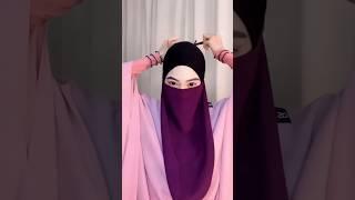 Masya Allah ukhti bercadar cantik pasang hijab dan bercadar