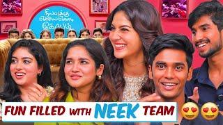 காசும் கொடுத்து காரும் கொடுத்து பழக சொன்னாங்க | NEEK Team Interview | Dhanush | GV Prakash